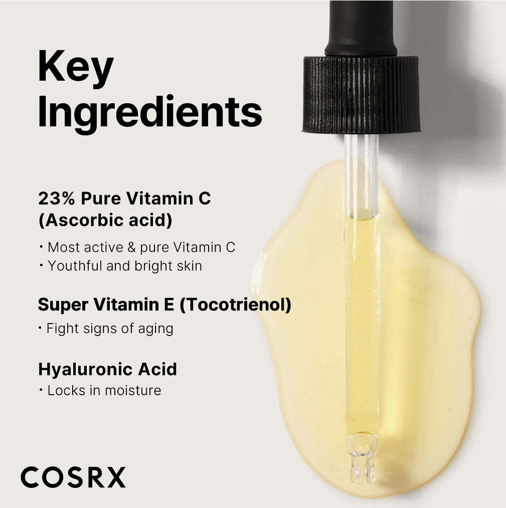 COSRX Vitamin C 23% Serum with Vitamin E & Hyaluronic Acid COSRX Vitamin C 23% Serum with Vitamin E & Hyaluronic Acid