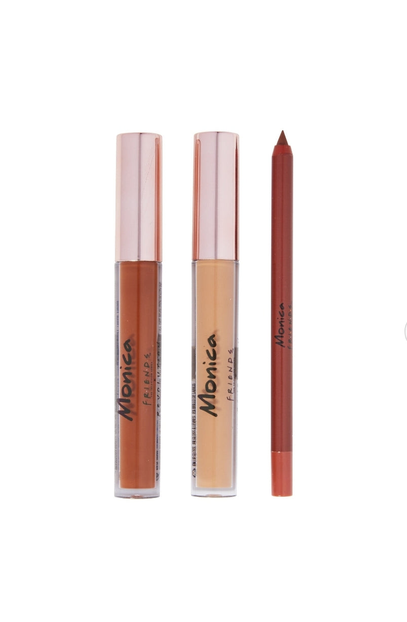 MAKEUP REVOLUTION X Friends Monica Lip Set MAKEUP REVOLUTION X Friends Monica Lip Set