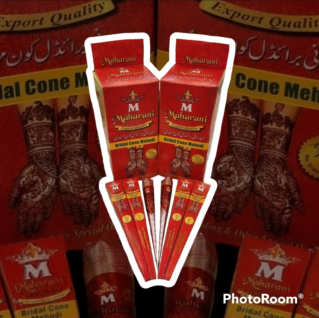 Maharani bridal 100% Natural henna cone Maharani bridal 100% Natural henna cone