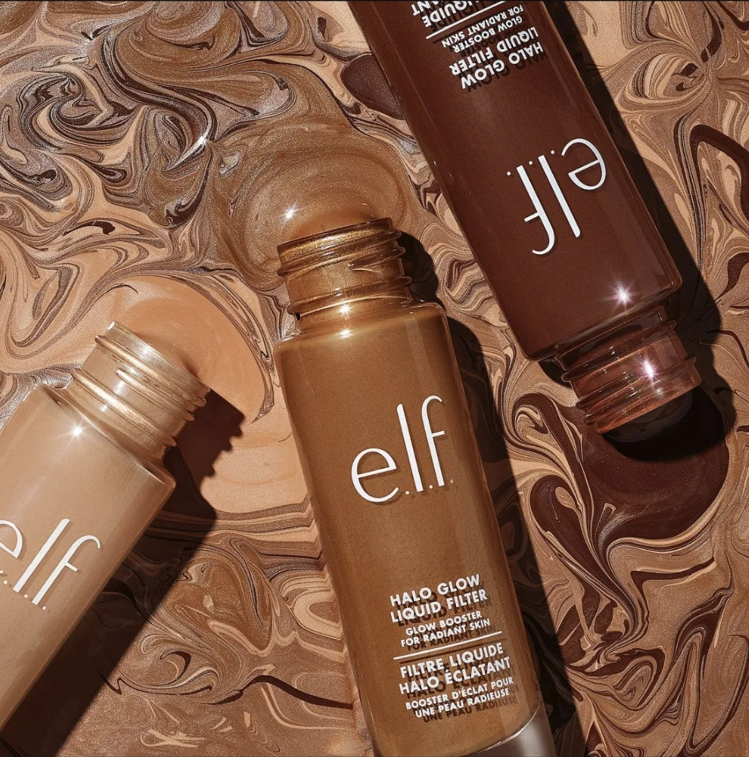  e.l.f. Halo Glow Liquid Filter, Complexion Booster For A Glowing,  Soft-Focus Look, Infused With Hyaluronic Acid, Vegan & Cruelty-Free, 1 Fair  : Beauty & Personal Care
