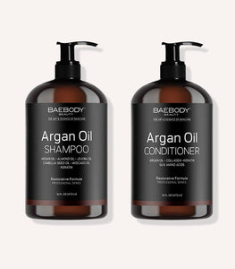 argan oil
Shampoo & Conditioner Duo