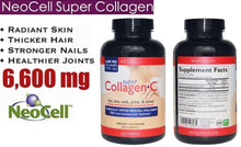 Load image into Gallery viewer, Neocell, Super Collagen + C, Type 1 &amp; 3, 6,000 mg