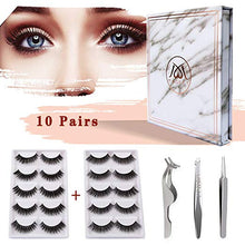 Load image into Gallery viewer, MAGEFY 10 Pairs 2 Styles Fake Eyelashes Reusable