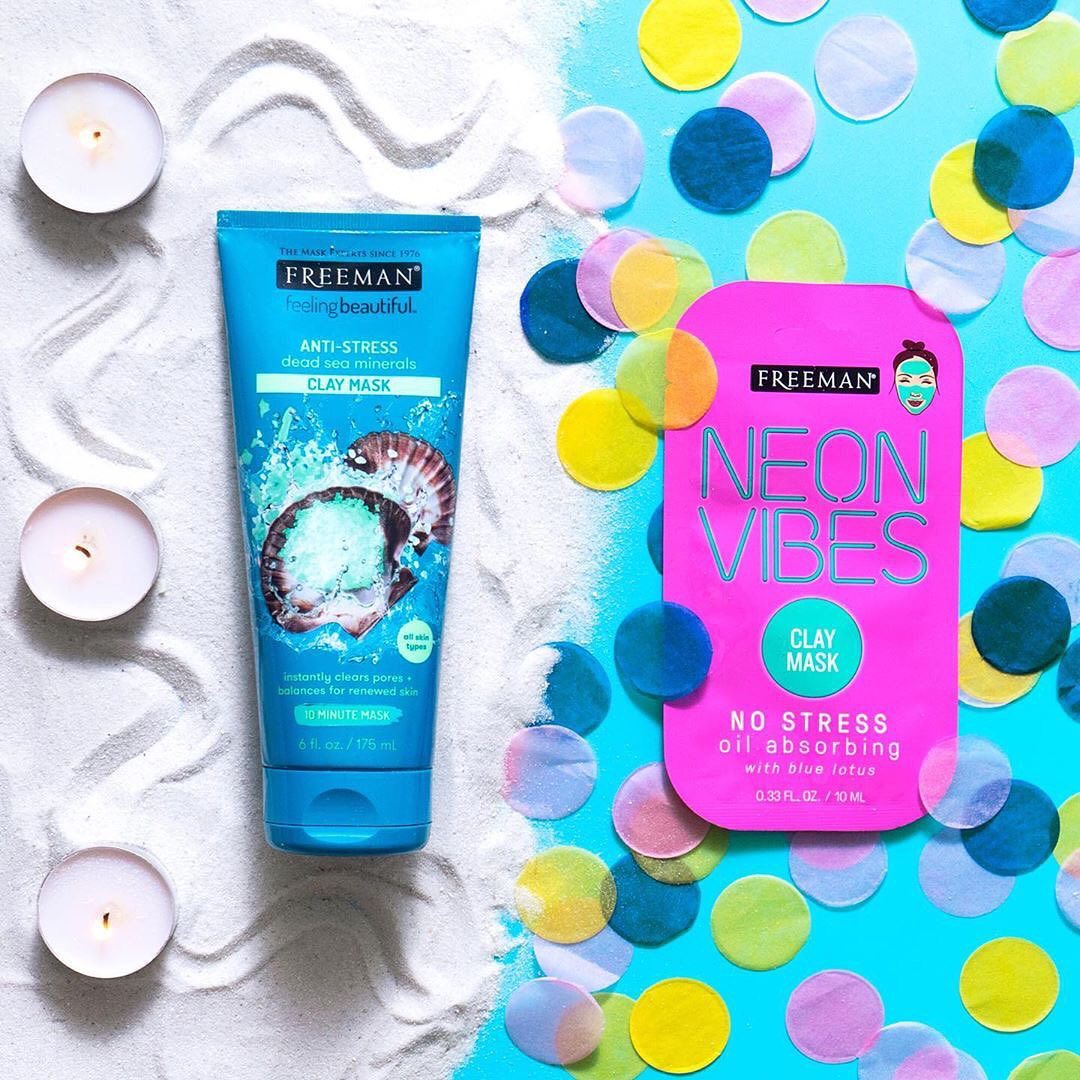 Freeman Beauty anti stress dead sea minerals clay mask 175ml Freeman Beauty anti stress dead sea minerals clay mask 175ml