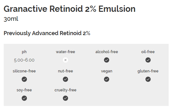 Granactive Retinoid 2% Emulsion 30ml Granactive Retinoid 2% Emulsion 30ml
