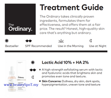 Load image into Gallery viewer, The Ordinary Lactic Acid 10% + Ha 2%