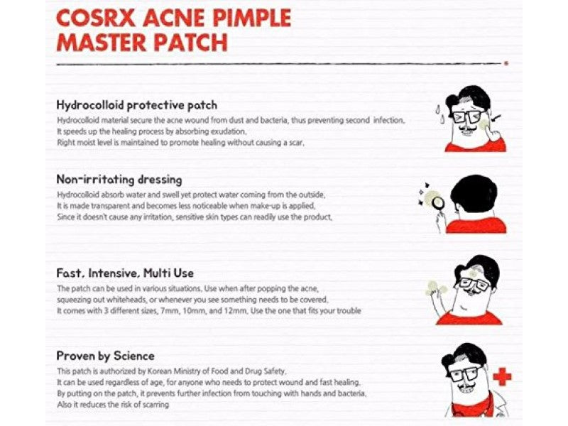 Cosrx, Acne Pimple Master Patch, 24 Patches Cosrx, Acne Pimple Master Patch, 24 Patches
