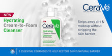 Load image into Gallery viewer, CeraVe
Hydrating Cream To Foam Cleanser For Normal To Dry Skin(19floz)
