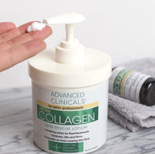 Load image into Gallery viewer, Advanced Clinicals Collagen Skin Rescue Lotion( Cap broken )