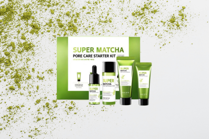 Super Matcha Pore Care Starter Kit, Edition, 4 Piece Set